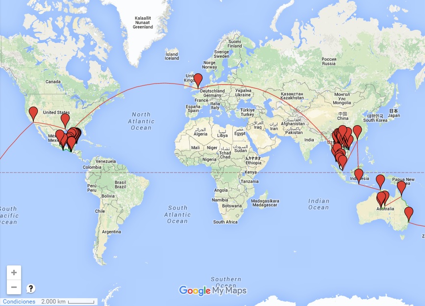 La vuelta al mundo en 7 meses: mi ruta
